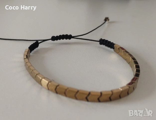 Комплект 3гривни с Хематит,ръчно изработени, снимка 3 - Подаръци за мъже - 53712972