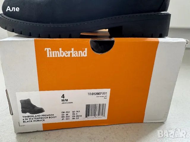 Timberland боти естествена кожа, снимка 3 - Дамски боти - 47990659
