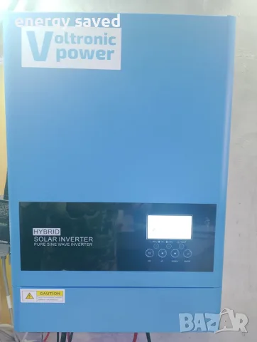 ПРОМО Соларна система  инвертор 6kw + Батерия Lifepo4 10kw 4 соларни панела.
