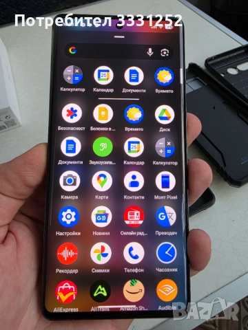 Google Pixel 7 Pro 128GB Топ Състояние Отключен Пълен Комплект 3 кейса