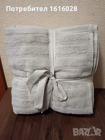 Луксозен сет от 3 броя хавлиени кърпи., снимка 3 - Хавлиени кърпи - 45026619