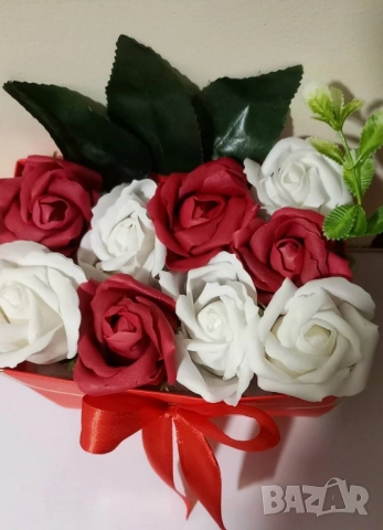 кошнички със сапунени рози , снимка 4 - Подаръци за жени - 51960622