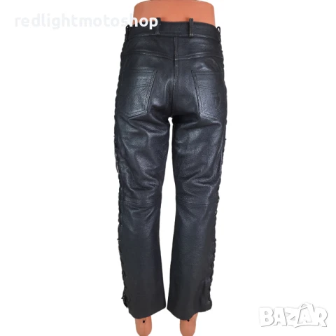 📌 5005 – High Way Дамски кожен панталон с връзки. Рокерия – Размер 42 – 🟩 120 лв, снимка 3 - Аксесоари и консумативи - 50556241