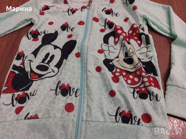 Minnie&Mickey mouse суичър, снимка 3 - Детски анцузи и суичери - 40746223