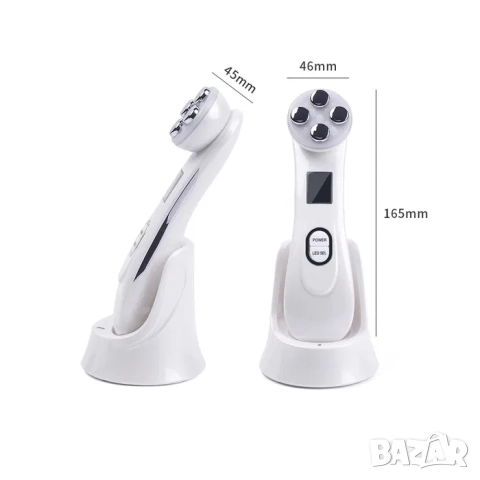 Апарат за лице с RF, LED и безиглена мезотерапия, бръчки, акне, кожа, снимка 2 - Други - 52211714