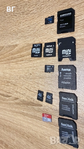 Карти памет mini и micro Samsung, Nokia, Hama, SanDisk, NCP, SD