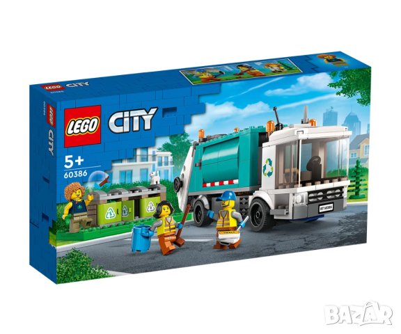LEGO® City Great Vehicles 60386 - Камион за рециклиране, снимка 1 - Конструктори - 41564659