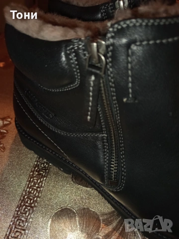SALAMANDER Оригинал Нови Мъжки Боти Изцяло от Естествена Кожа 43, снимка 12 - Мъжки боти - 53612331