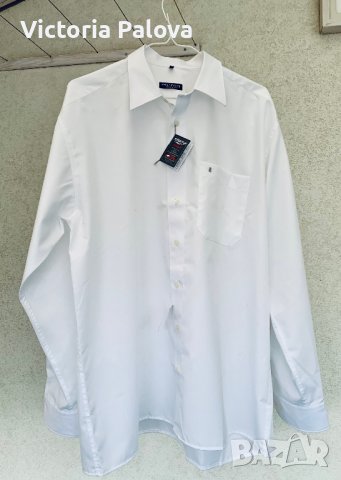Бяла риза швейцарски памук ETERNA EXCELLENT 