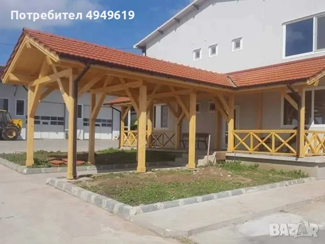 Дървени навеси за кола и перголи по размер, град София