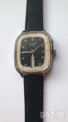 Колекционерски часовник SLAVA 26 JEWELS, снимка 4 - Антикварни и старинни предмети - 44685891