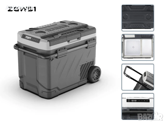 Авто хладилник 50 Л - 12/24/100-240V, снимка 1