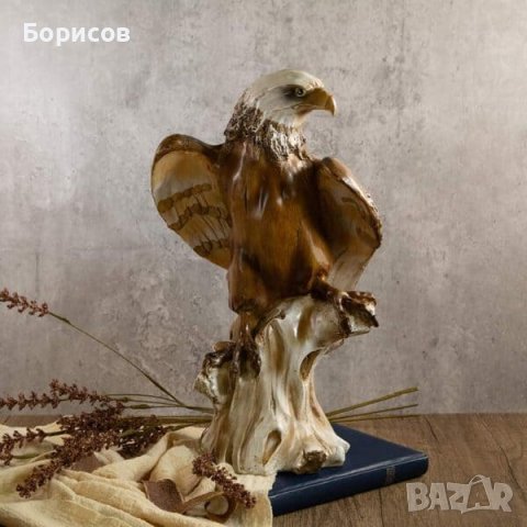 Статуетка Орел Фигура Птица 40см, снимка 2 - Декорация за дома - 42085883