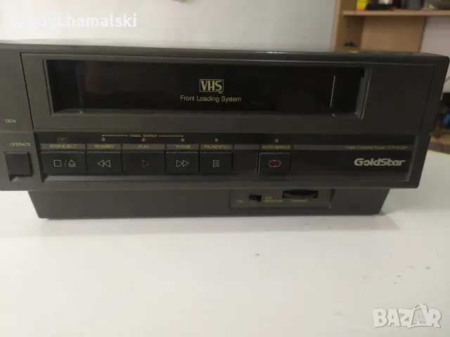 VHS видео плеър GoldStar, снимка 8 - Плейъри, домашно кино, прожектори - 48612451