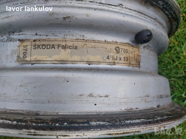 Метални джанти :13 " J, 4.5 J ,4х100, снимка 4 - Гуми и джанти - 52860214