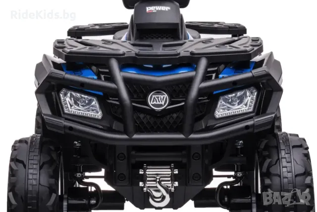 Акумулаторен детски Quad 24V, 4x4, Музикален модул с Bluetooth и USB | Ева Гуми, Син, снимка 2 - Детски велосипеди, триколки и коли - 50228006