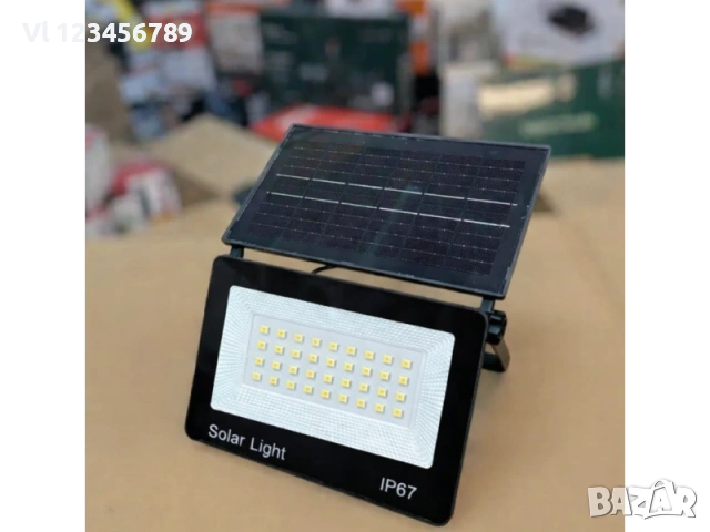 Соларна лампа COBA CB-LD180 126 LED, снимка 2 - Соларни лампи - 53865248