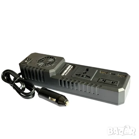 Автомобилен инвертор 12V към 220V 200W с USB порт