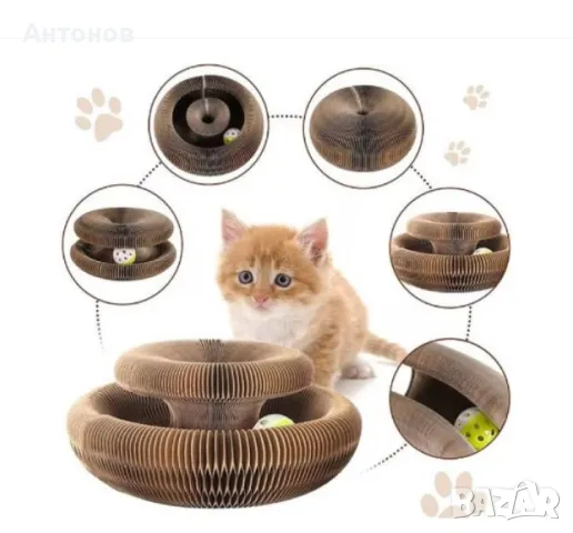 Драскалка за котки „Магически Акордеон“, снимка 13 - За котки - 48853934