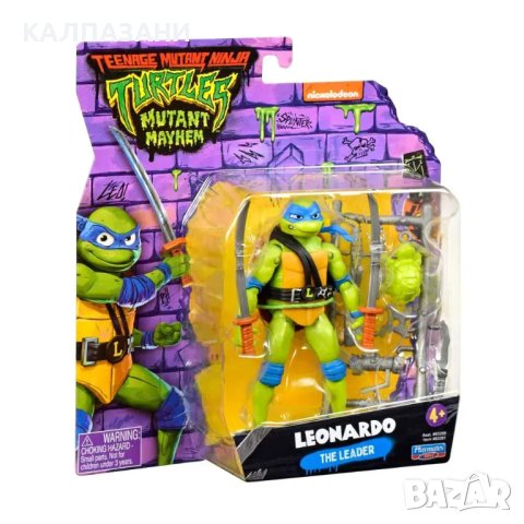 TMNT Костенурка Нинджа "Пълен Хаос" Базова Фигура 83269, снимка 3 - Фигурки - 41804389