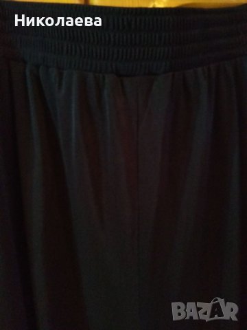 Черен широк панталон,лек "шалвар",XL, снимка 4 - Панталони - 40769248