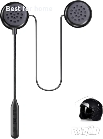 Bluetooth слушалки за мотоциклетна каска с Bluetooth 5.0 ултратънки безжични слушалки за каска