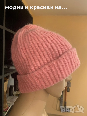 Зимни шапки, естествени материи, снимка 9 - Шапки - 53225198