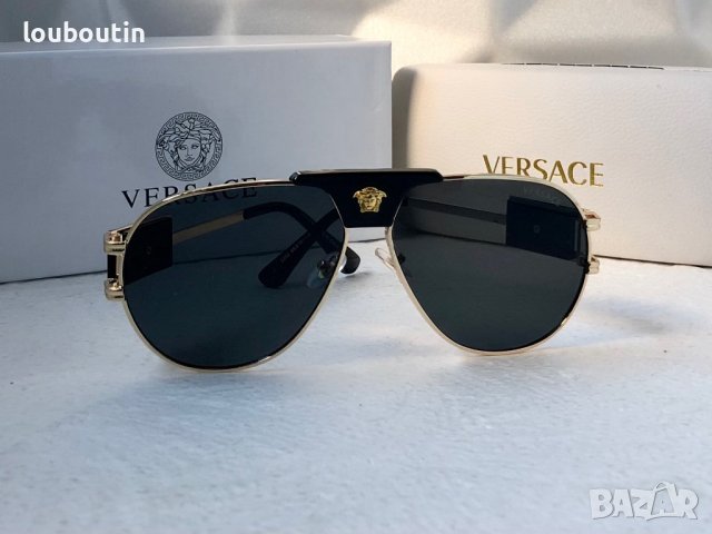 Versace VE2252 мъжки слънчеви очила авиатор унисекс дамски, снимка 7 - Слънчеви и диоптрични очила - 41770534