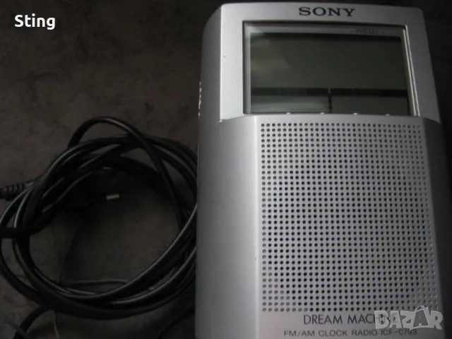 SONY Радио , Часовник , Отличен