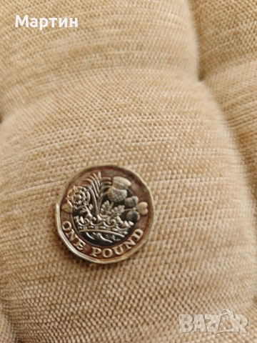 Монета от 1 паунд 2016 година , снимка 3 - Нумизматика и бонистика - 52392278