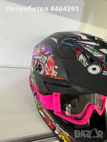 Мотокрос каска , снимка 3 - Аксесоари и консумативи - 50981635