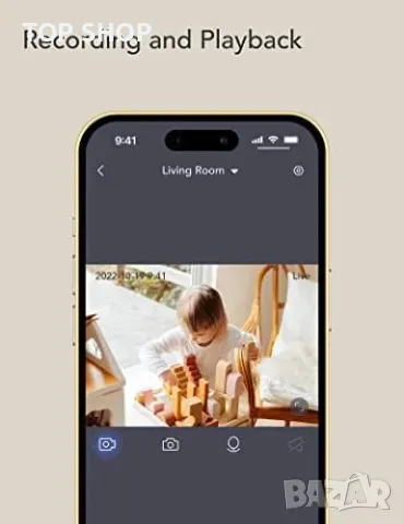 Нов Бебешки монитор Интелигентен бебефон Nooie 2K с двупосочен звук, снимка 4 - Столчета за хранене - 49945101