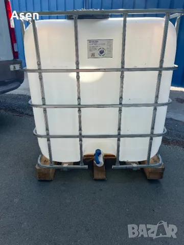 Бидон 1тон 1000 л 1000 литра чисти , снимка 6 - За селскостопански - 48290883