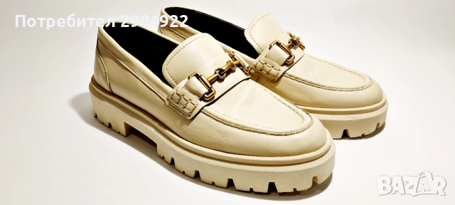 Обувки Massimo Dutti кравешка кожа номер 37 Стелка 24cm 