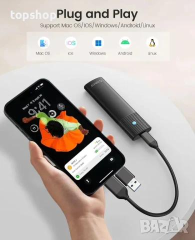 Кутия за SSD Orico PWM2-G2 Type-C M.2 NVMe - PWM2-G2, снимка 2 - Кабели и адаптери - 50493153