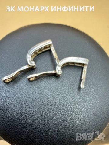 Сребърни обеци /925/, снимка 4 - Обеци - 52382744