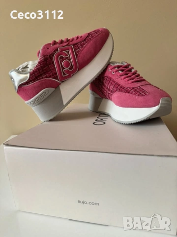 Дамски сникърси LIU JO - DREAMY 02 в розово, снимка 3 - Дамски ежедневни обувки - 53081827