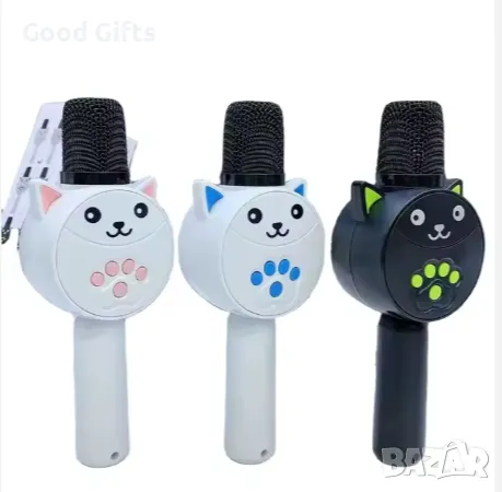 MC881 Детски Bluetooth микрофон – Пей като звезда с котешко настроение, снимка 2 - Други - 50392694