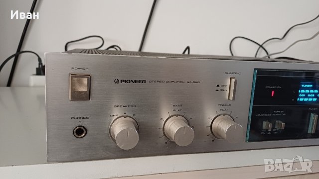 Усилвател PIONEER SA-520, снимка 2 - Ресийвъри, усилватели, смесителни пултове - 44339691