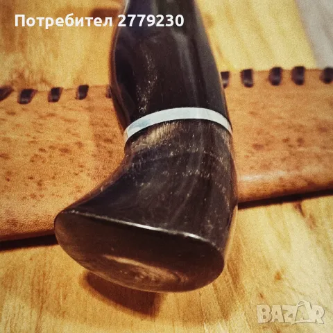 Масивен ловен нож ръчна изработка На П.Неделев!, снимка 8 - Ножове - 49909415
