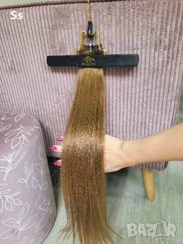 нова естествена коса на треса 60см., снимка 2 - Аксесоари за коса - 45423812