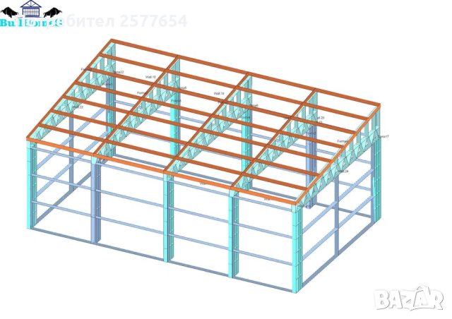 ЛИЗИНГ - Халета, Хале, Магазини, Магазин, Складове 60м2-10м х 6м х 3, снимка 2 - Строителни материали - 44160874