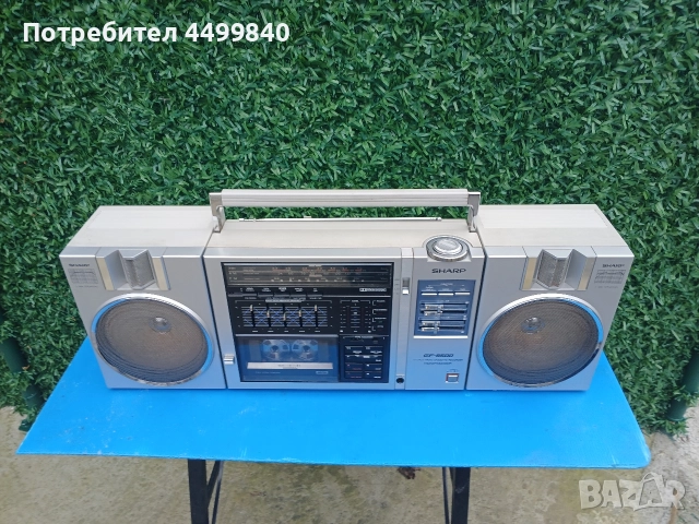 ПРОДАВАМ КАСЕТОФОН ( SHARP GF-9500 JAPAN) , снимка 2 - Радиокасетофони, транзистори - 52890367
