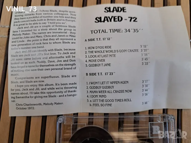 Slade – Slayed?, снимка 3 - Аудио касети - 48792248