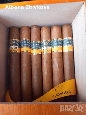 оригиналната кутия КОХИБА с пури , снимка 8 - Други ценни предмети - 52009666