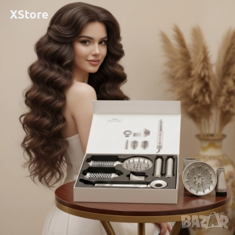 Мултифункционален сешоар и стилизатор за коса S&R Styling SD-988 – професионален резултат у дома, снимка 4 - Сешоари - 52240977