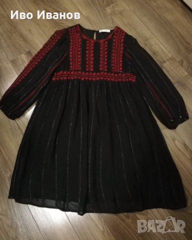 Ефирна черна рокля, снимка 2 - Рокли - 39307946