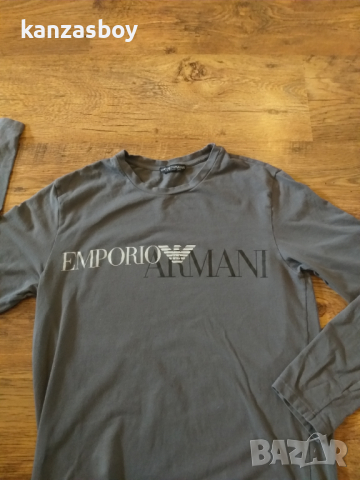 Emporio Armani Underwear - страхотна мъжка блуза С, снимка 6 - Блузи - 44736410