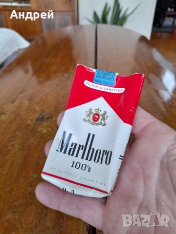 Стара кутия от цигари Marlboro #3, снимка 1 - Колекции - 42181459