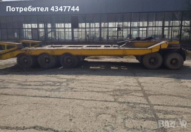 Тежкотоварно ремарке за превоз на машини до 80т., снимка 3 - Ремаркета - 53743514